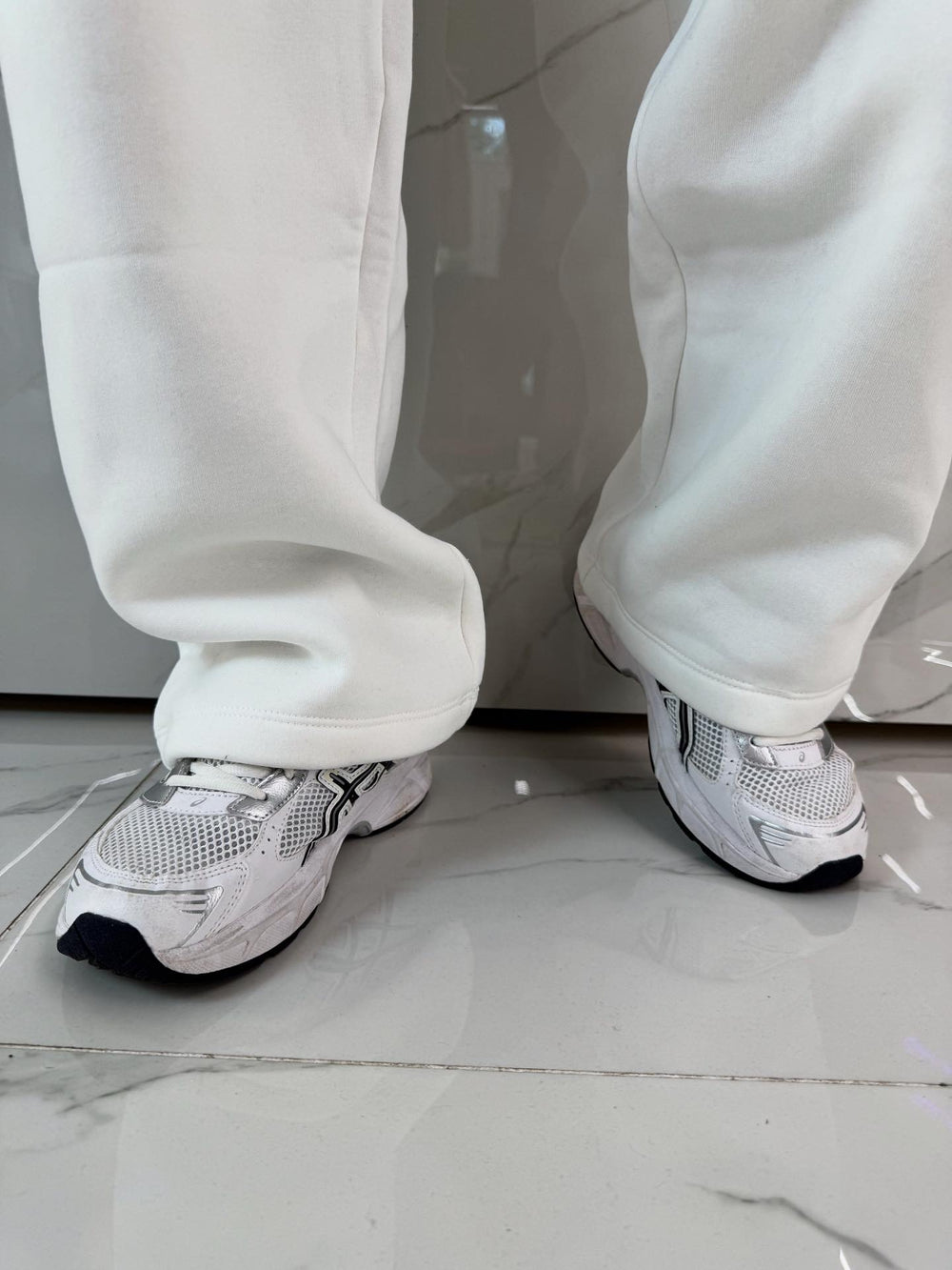 Pantaloni Tuta Uomo Duca Homme Bianchi | Fit Comodo | Cotone Streetwear
