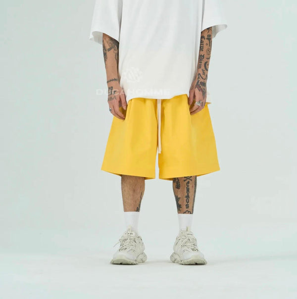 Bermuda Oversize Cotone Uomo | Duca Homme (giallo)
