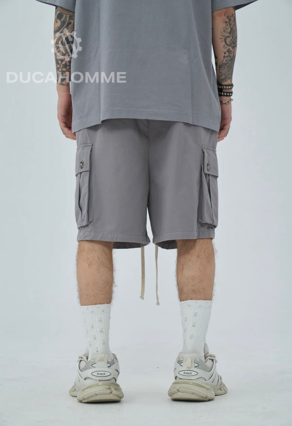 Bermuda Cargo Uomo | Duca Homme  (grigio chiaro)