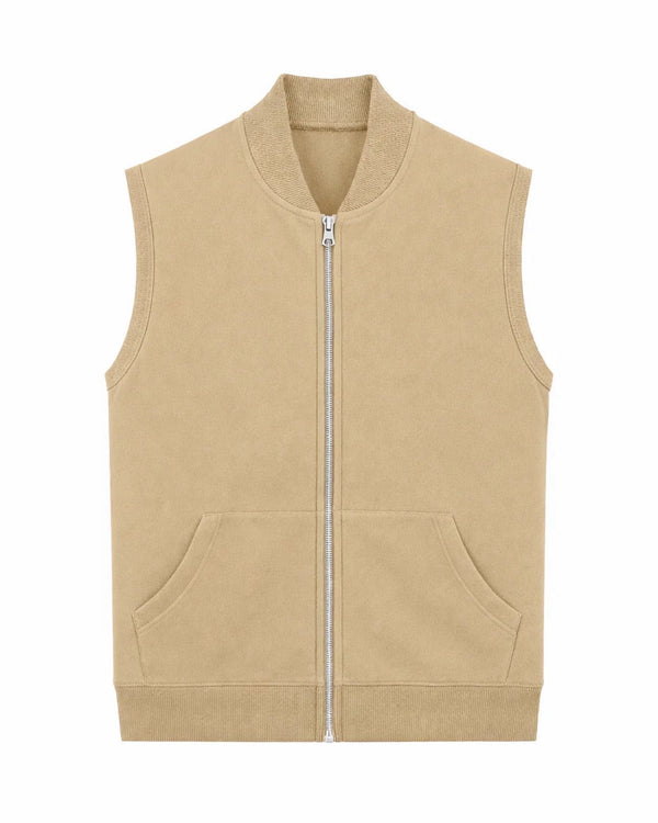 GILET COTONE GARZATO UOMO | DUCA HOMME (beige)