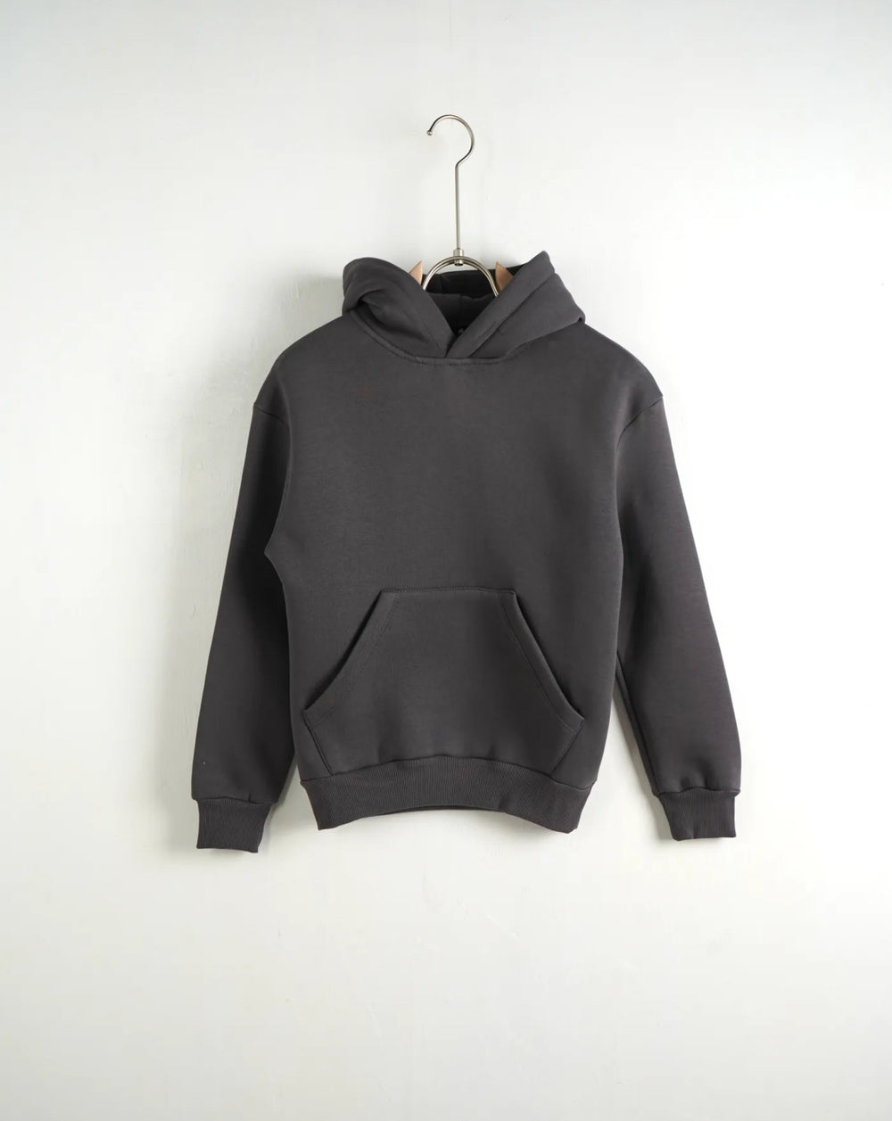 Felpa con Cappuccio Grigio Piombo Bambino - Duca Homme Junior