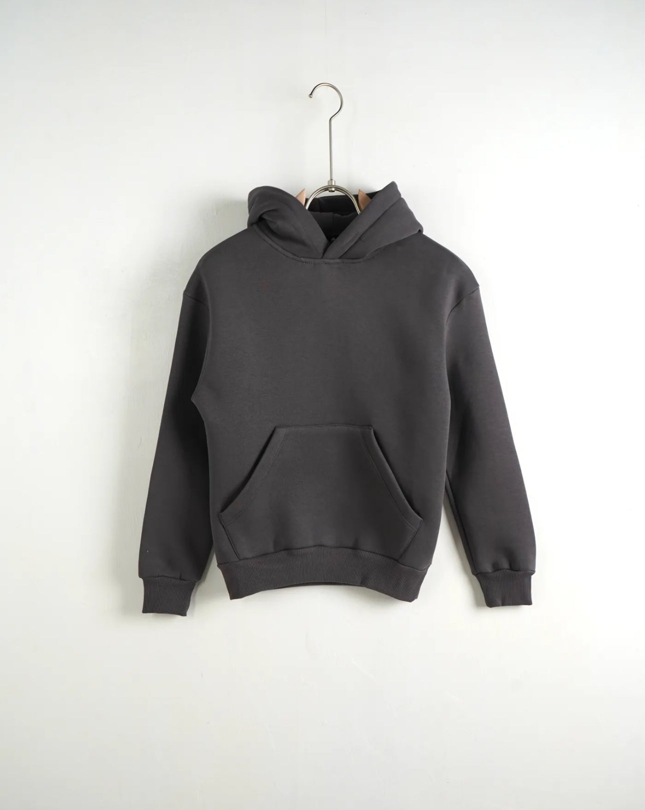 Felpa con Cappuccio Grigio Piombo Bambino - Duca Homme Junior