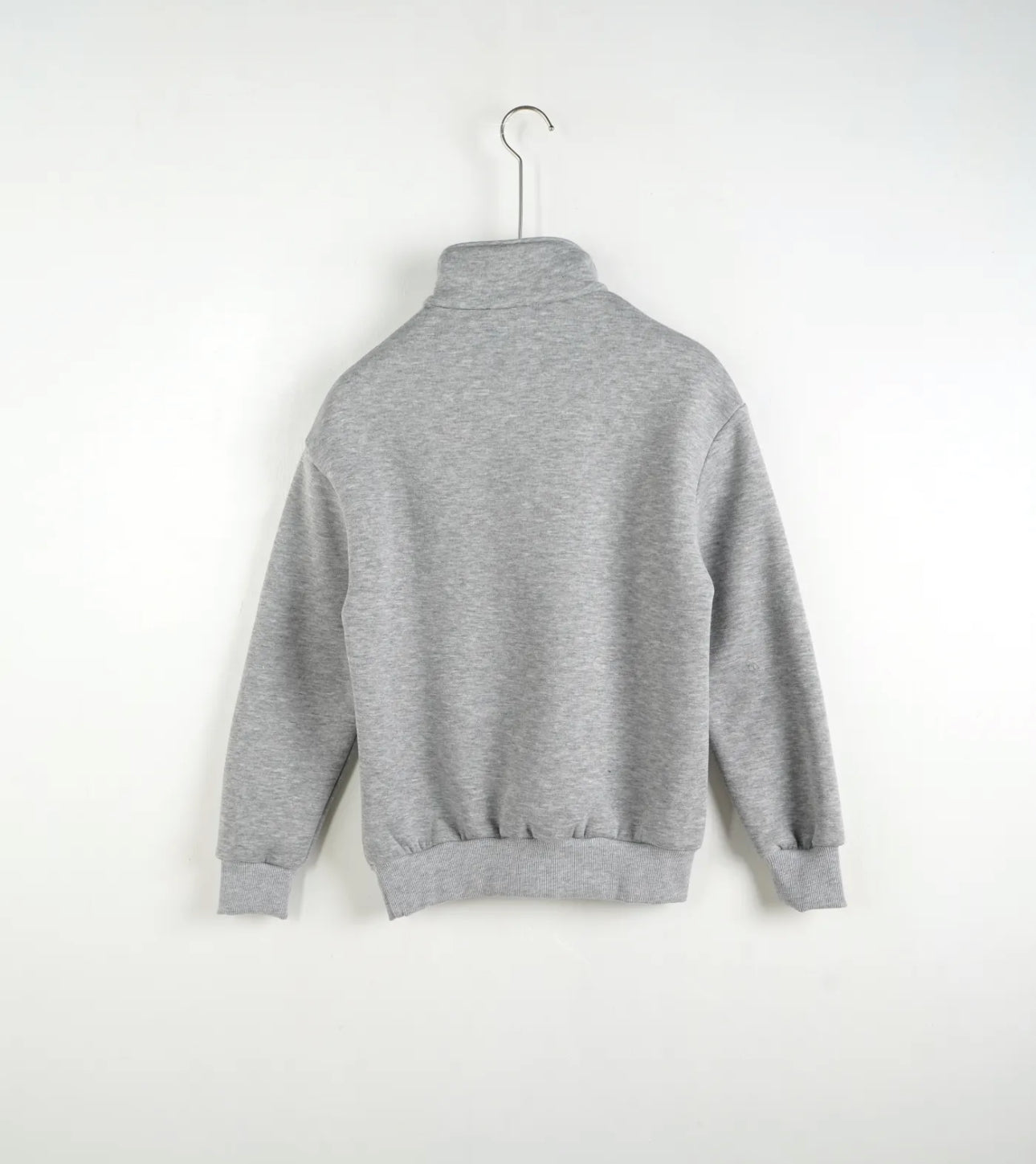 felpa con collo alto e zip maniche lunghe moda uomo e ragazzo duca homme