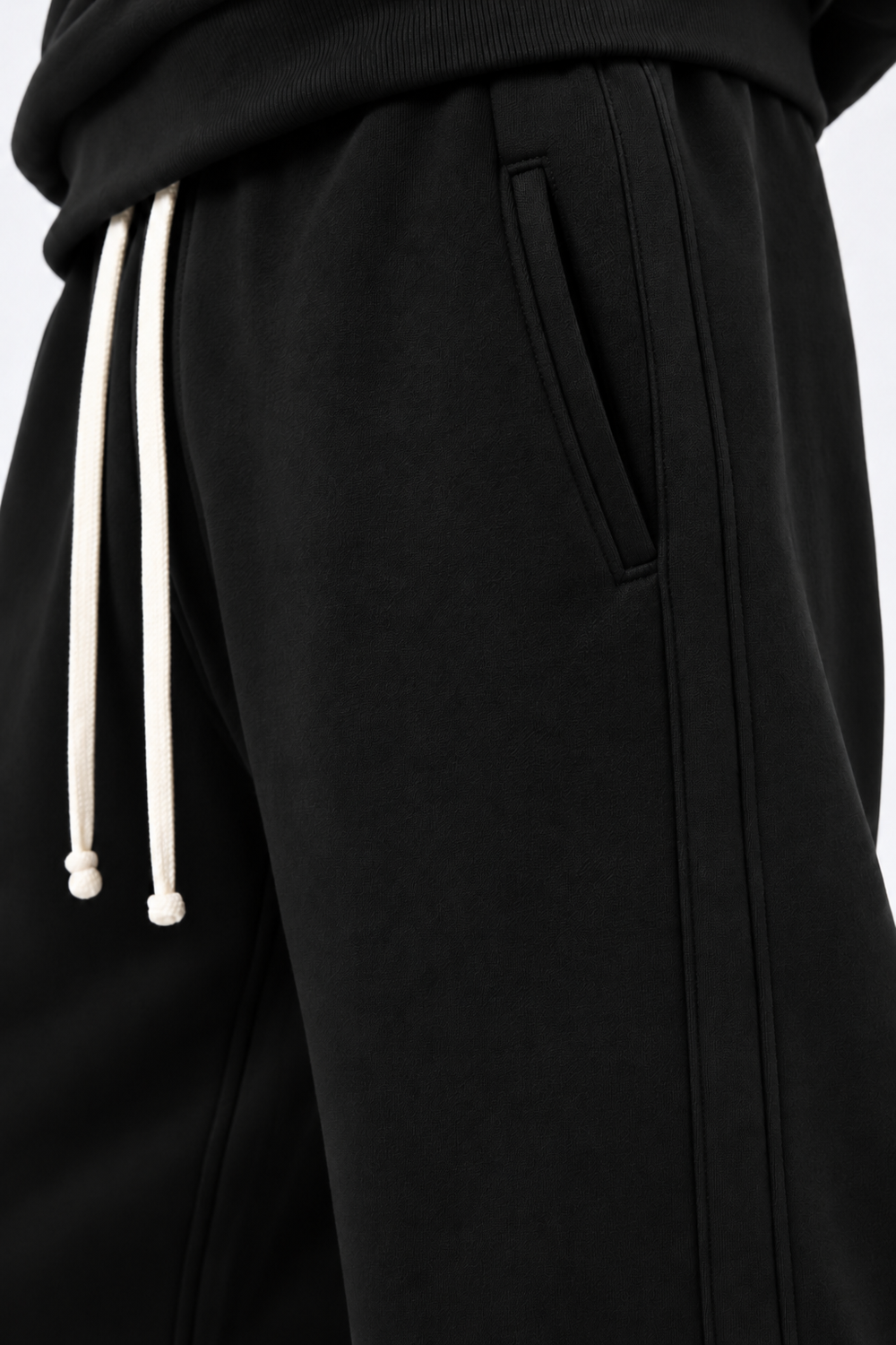 Pantatuta Felpata Baggy | Duca Homme (nero)