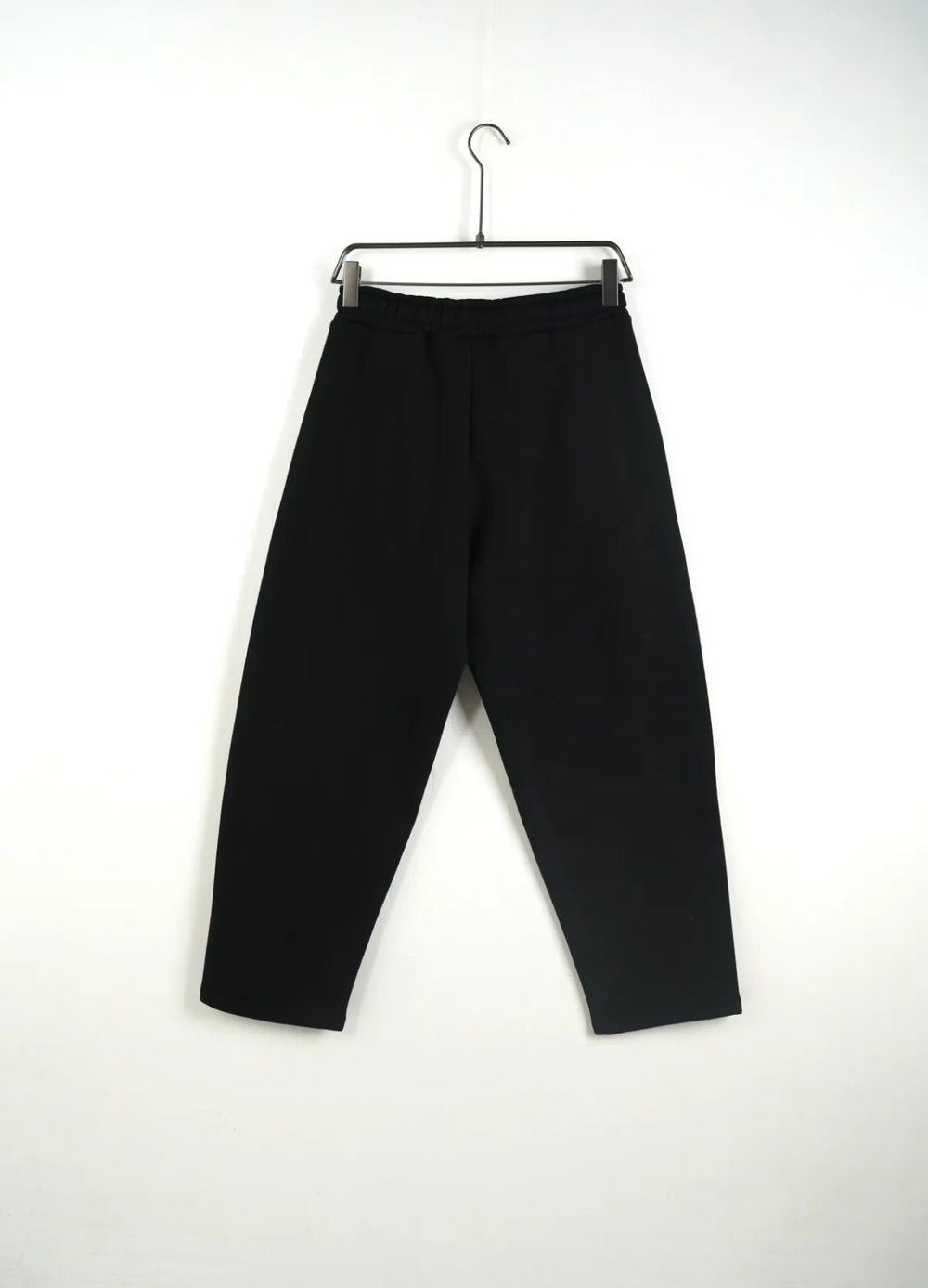 Pantaloni Tuta Neri Oversize a Fondo Largo Bambino - Duca Homme