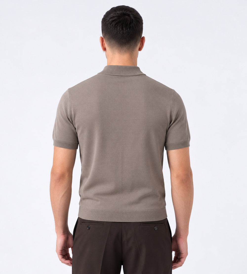 Maglia In Filo | Duca Homme (tortora)