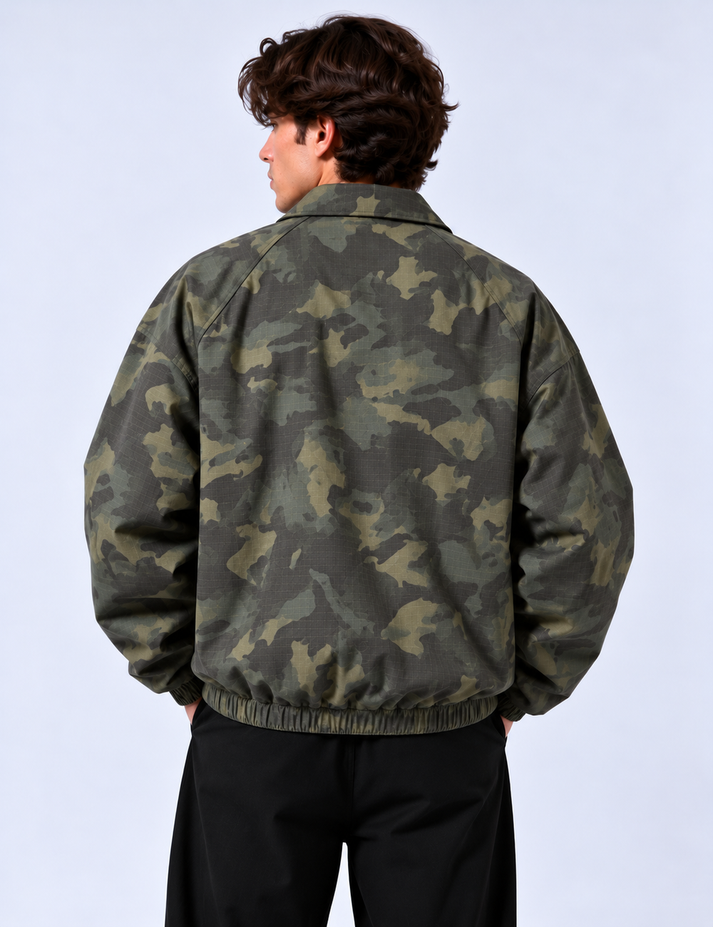 Giacca Antivento Bottoni  | Duca Homme (camo)