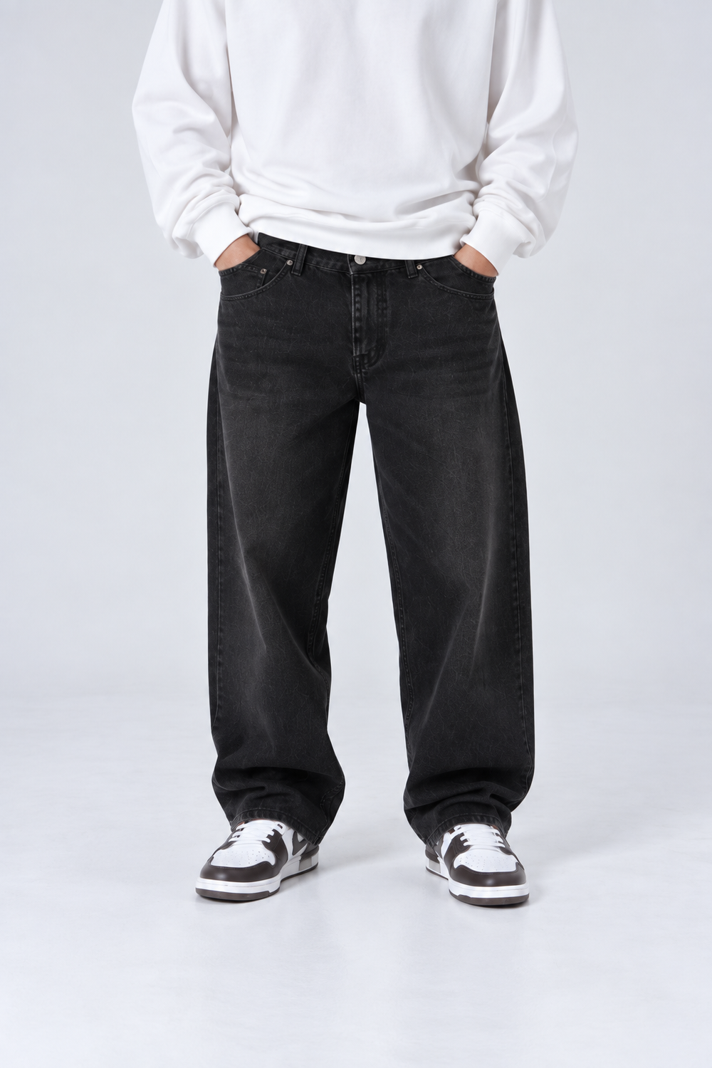 Jeans Baggy | Duca Homme (nero)