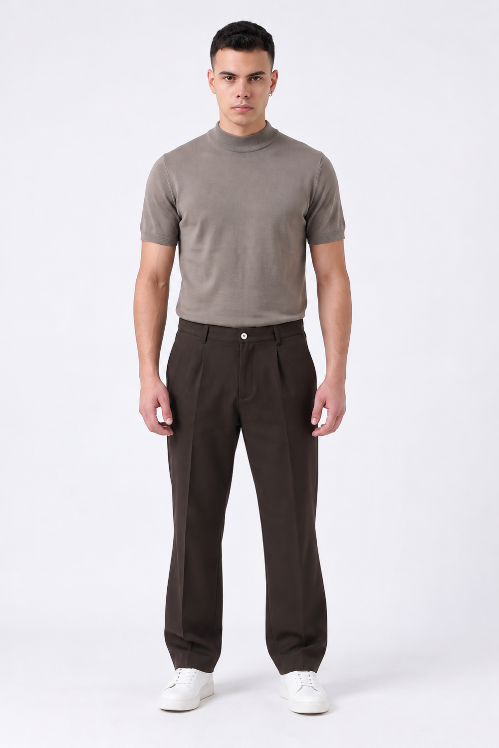 Maglia In Filo | Duca Homme (tortora)