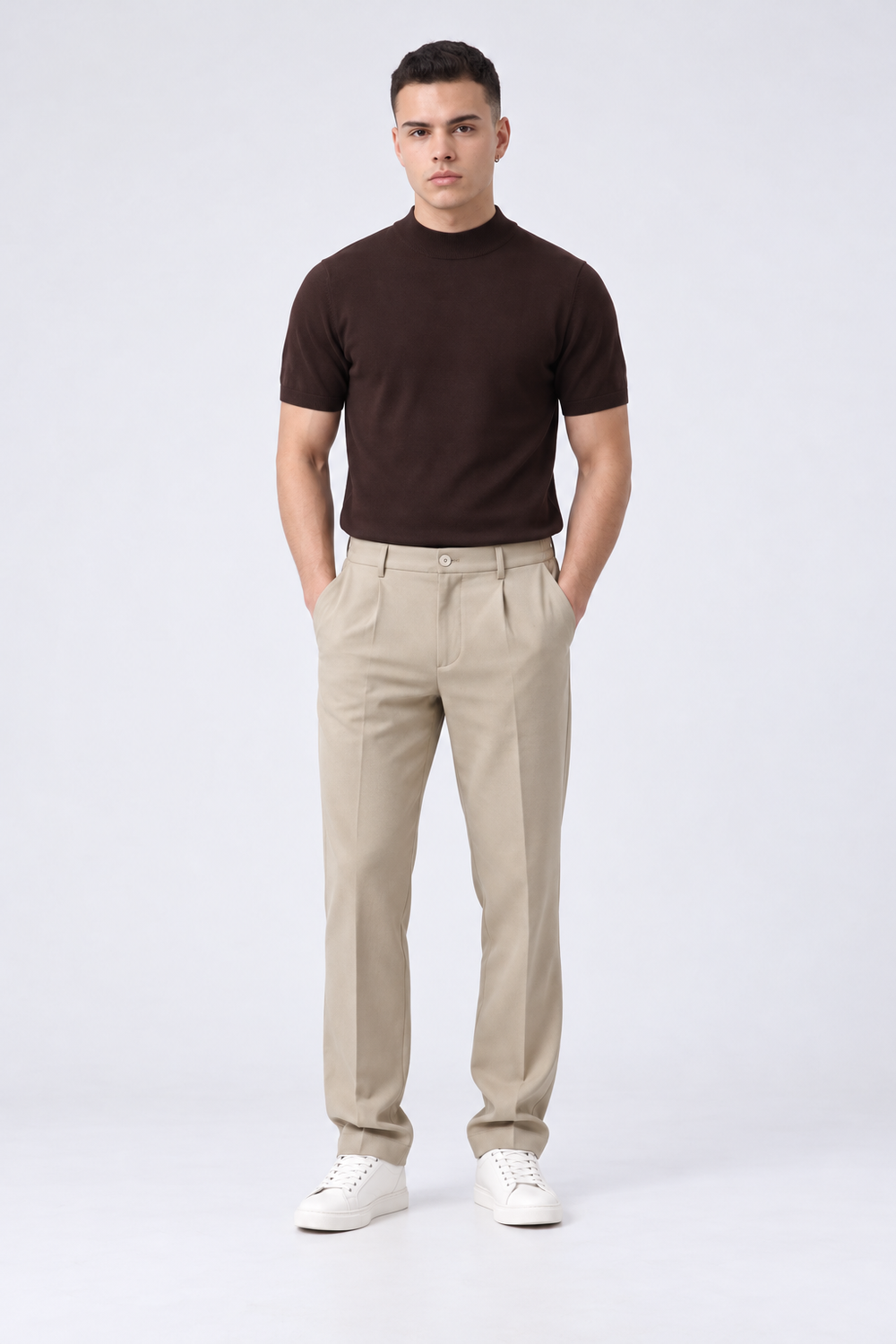 Maglia In Filo | Duca Homme (marrone)