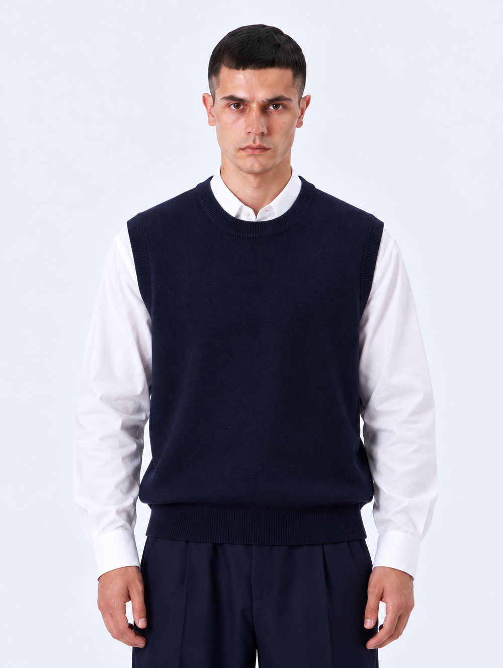 Gilet Girocollo | Duca Homme (blu)