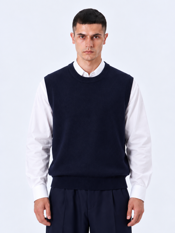 Gilet Girocollo | Duca Homme (blu)