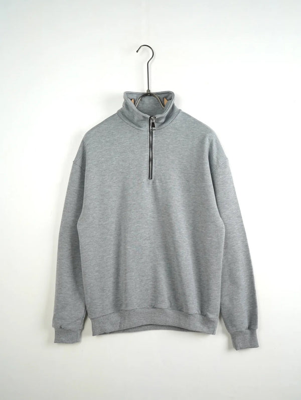 Felpa Mezza Zip Garzata Uomo | Duca Hpmme