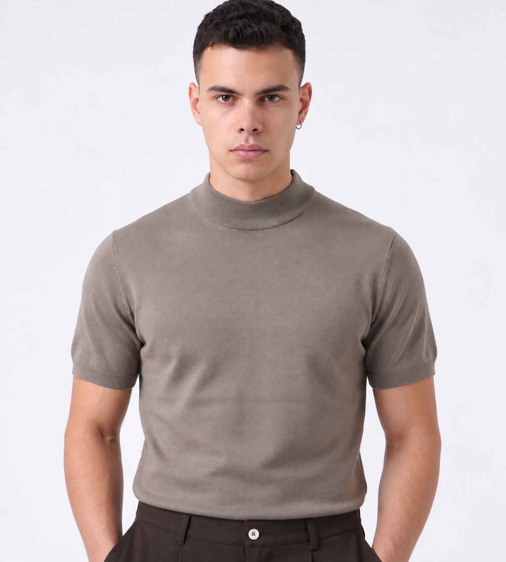 Maglia In Filo | Duca Homme (tortora)