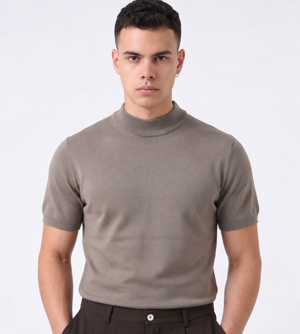 Maglia In Filo | Duca Homme (tortora)