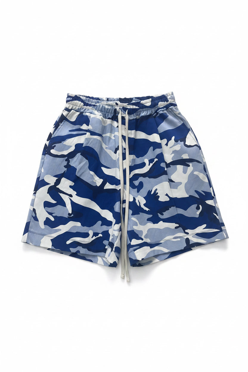 Bermuda camo over | Duca Homme (blu)