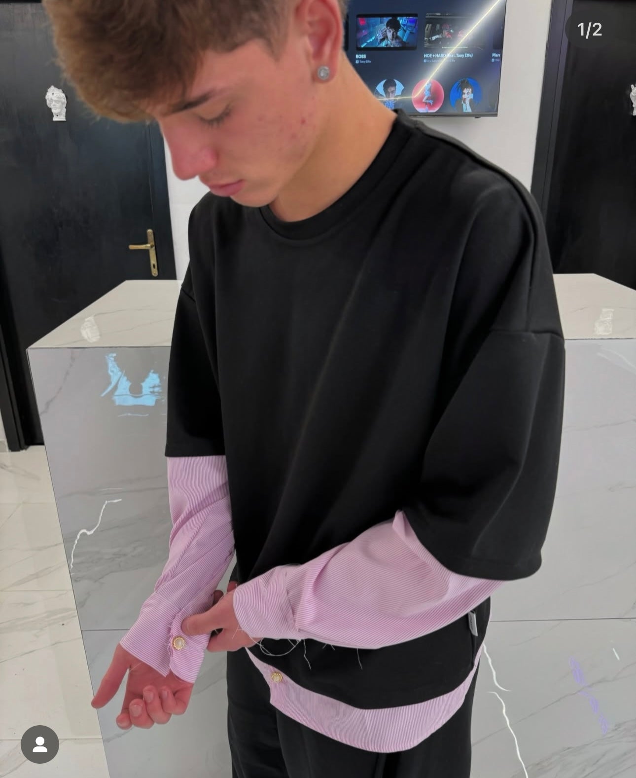 t shirt duca homme uomo idrida con camicia