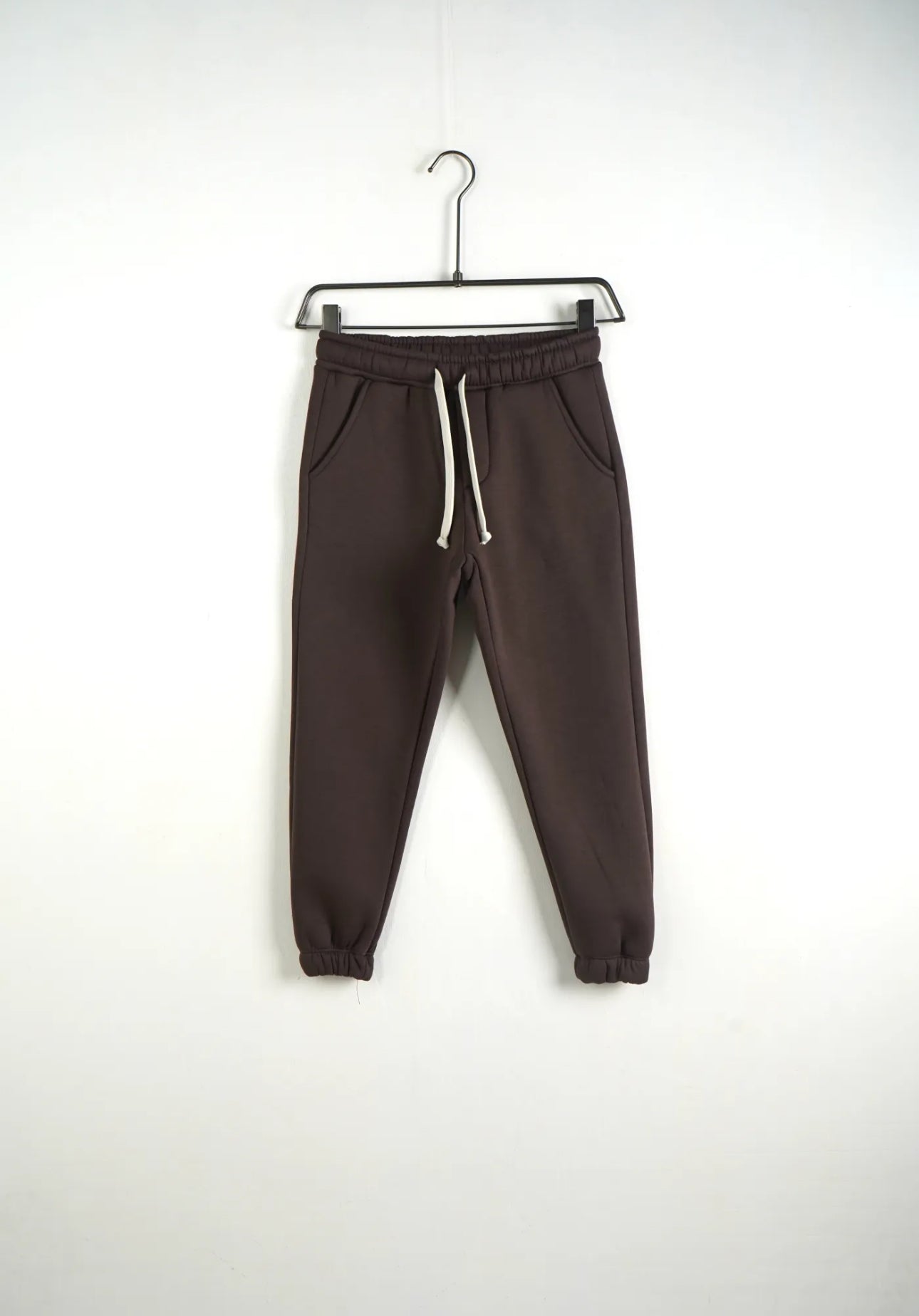 Pantaloni Tuta Bambino Marrone Cioccolato Felpati - Duca Homme Junior