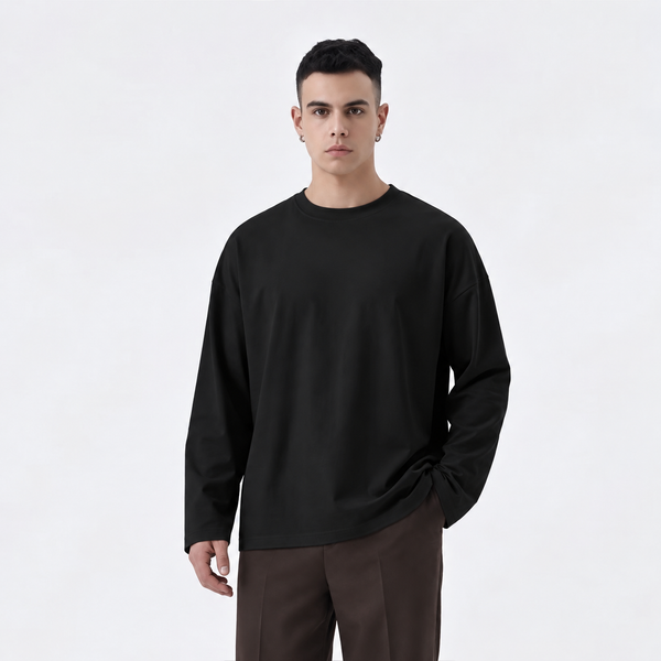 T-shirtLong Sleeve Regular Fit | Duca Homme (nero)
