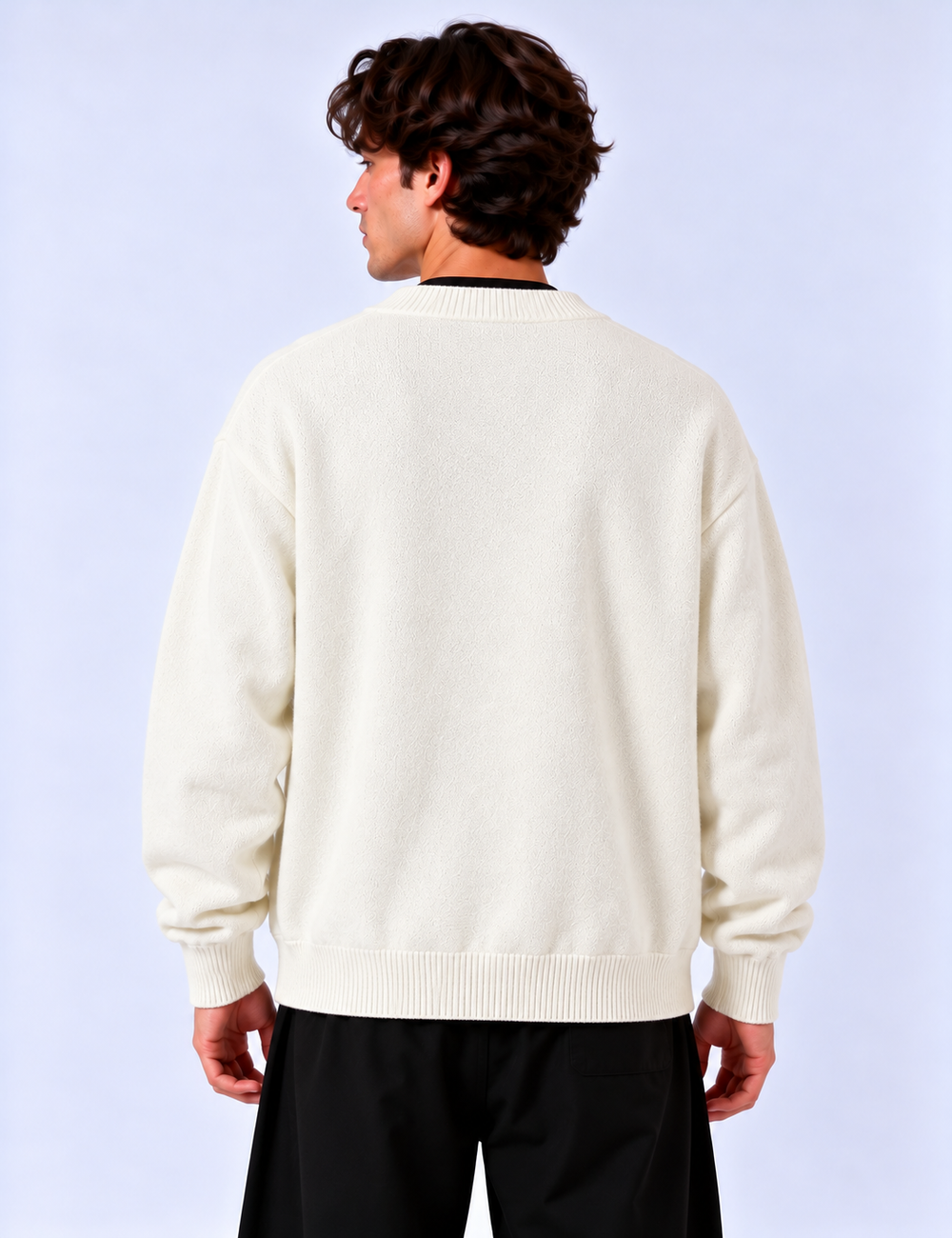 Cardigan Bottoni | Duca Homme (bianco)