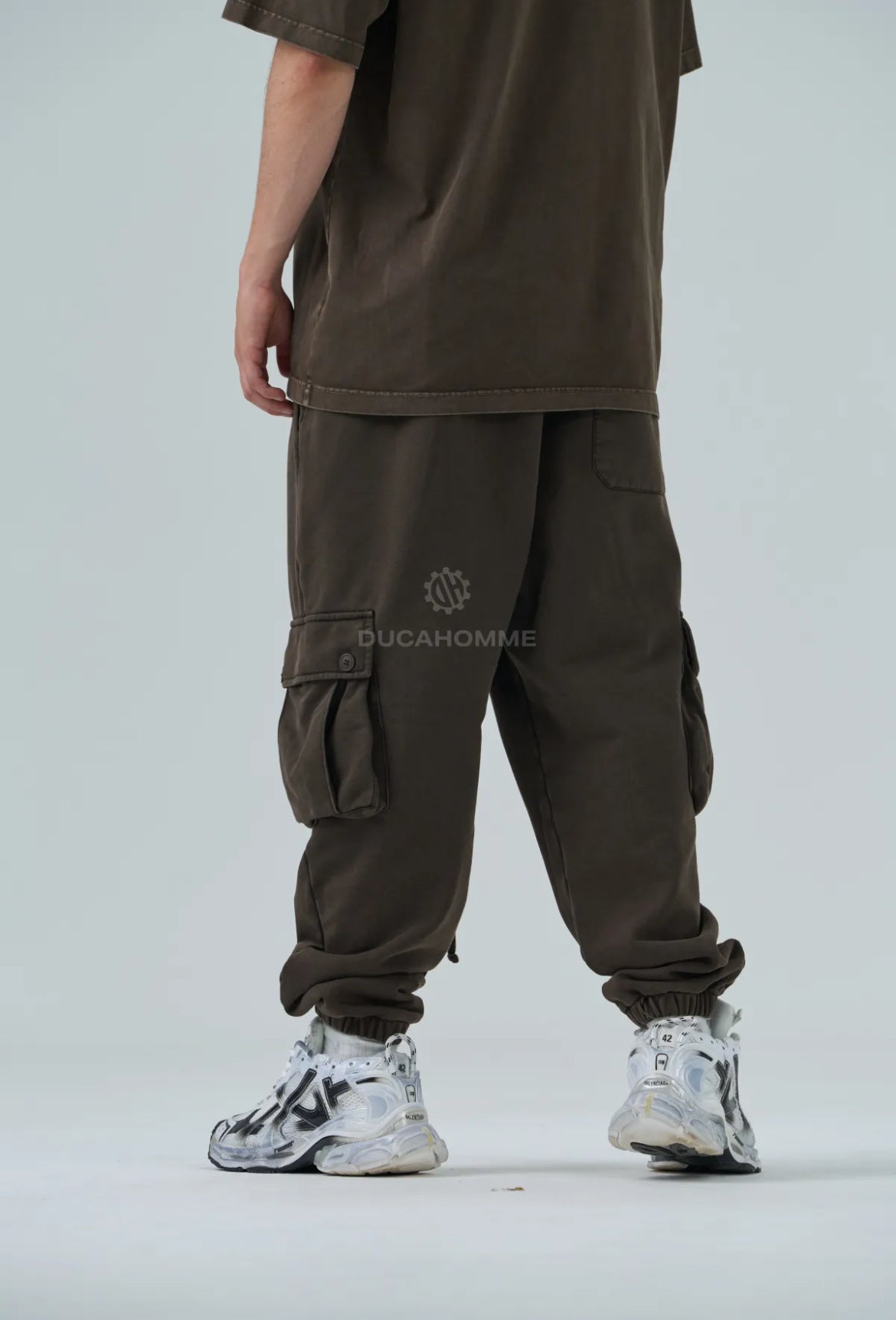 abbigliamento duca homme tuta pantalone e felpa zip