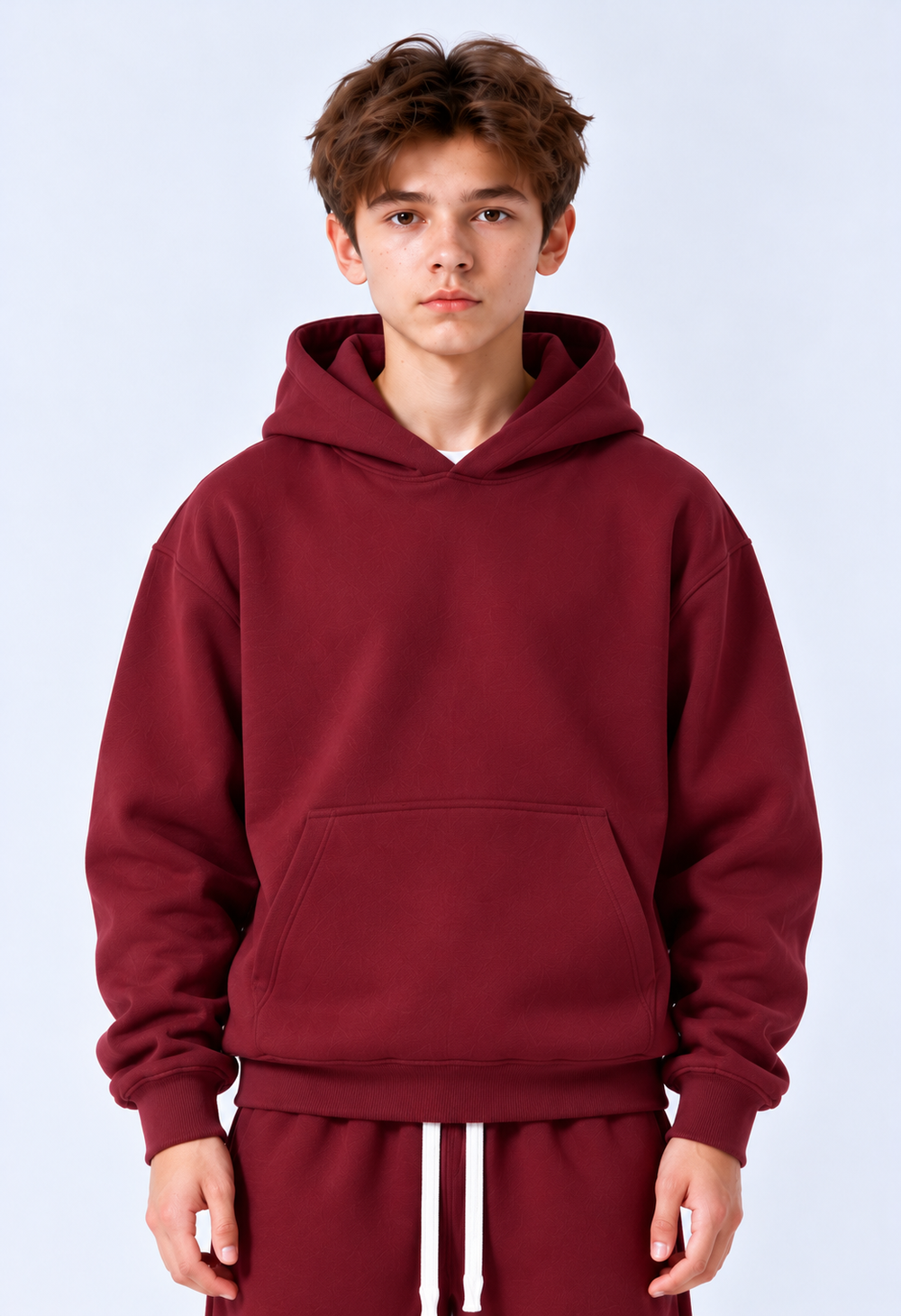 Completo Tuta Felpata Bambino | Duca Homme (bordeaux)