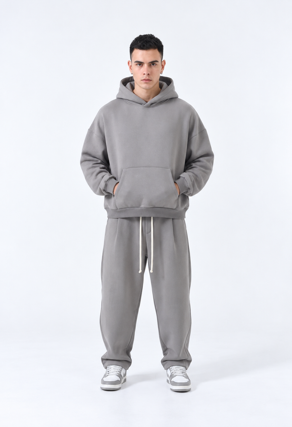 Completo Felpato Balloon Fit | Duca Homme (grigio)