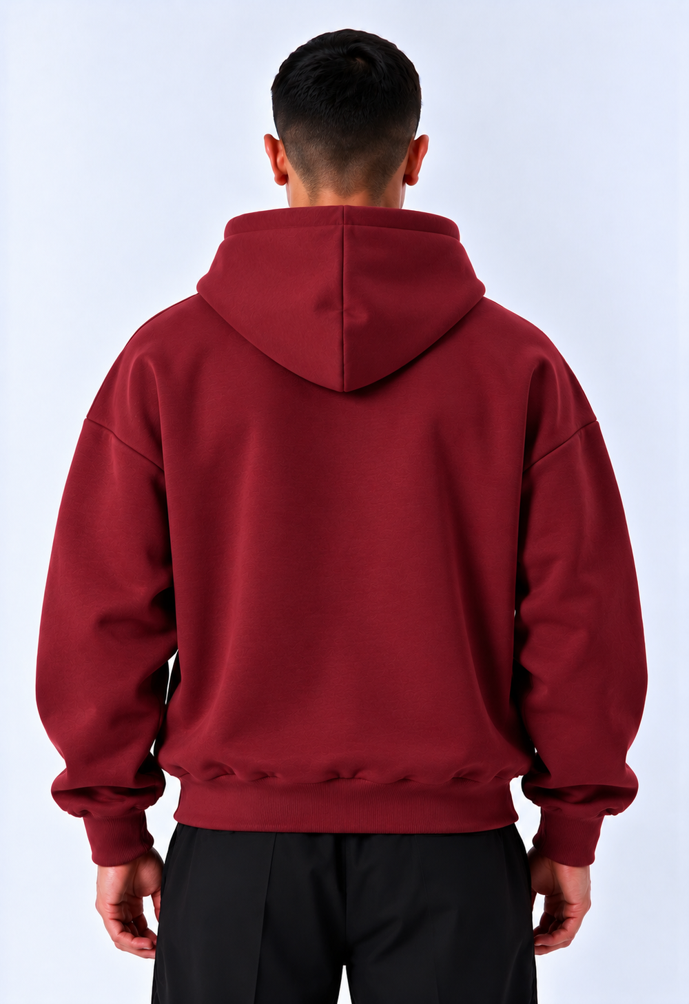 Felpa Boxy Fit | Duca Homme (bordeaux)