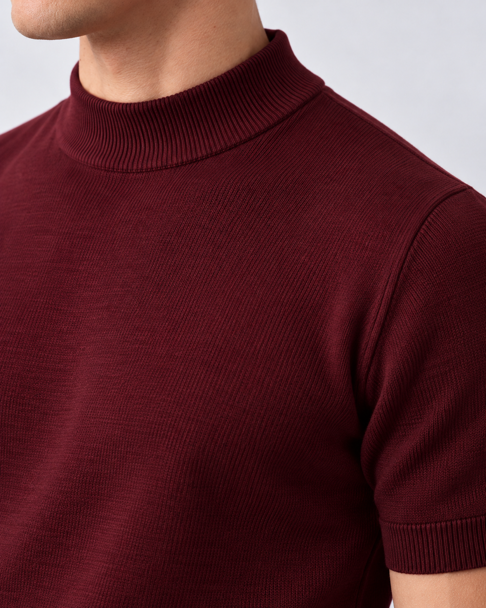 Maglia In Filo | Duca Homme (bordeaux)