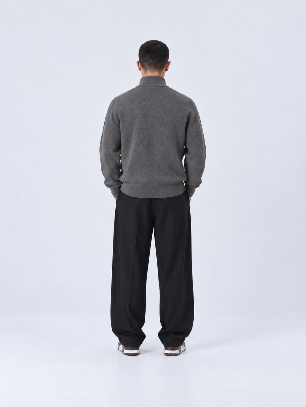 Cardigan Full Zip | Duca Homme (grigio)