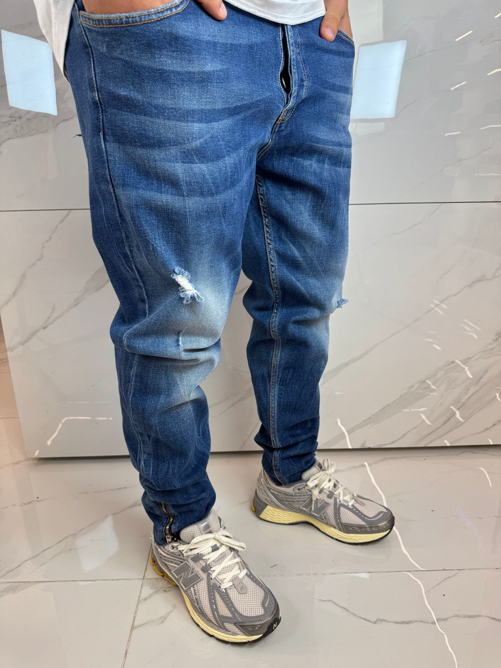 Jeans Uomo Modello Skater Cool Guy Strappato | Duca Homme