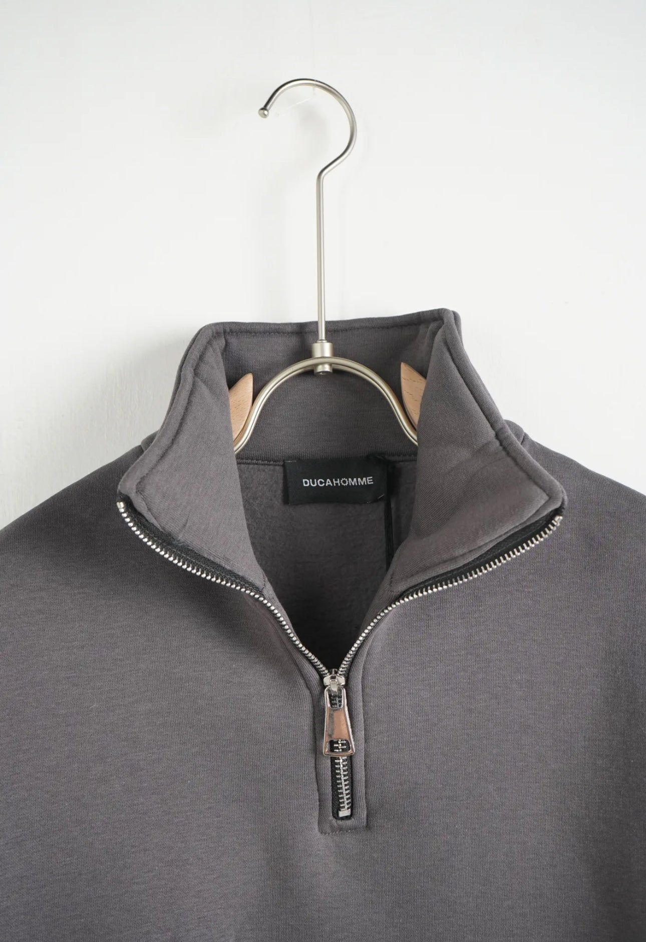 felpa con zip corta taglia 8 anni 10 anni bambino stile duca homme roma