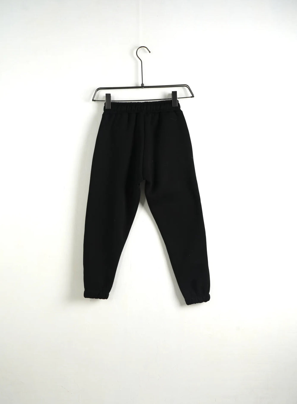 Pantaloni Tuta Bambino Neri Felpati Basic - Duca Homme Junior