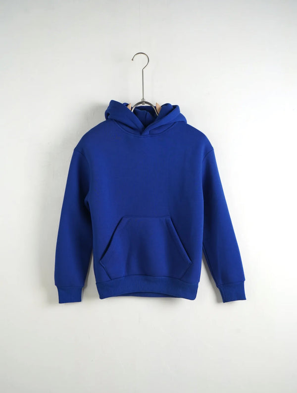 Felpa con Cappuccio Blu Elettrico Bambino - Duca Homme Junior