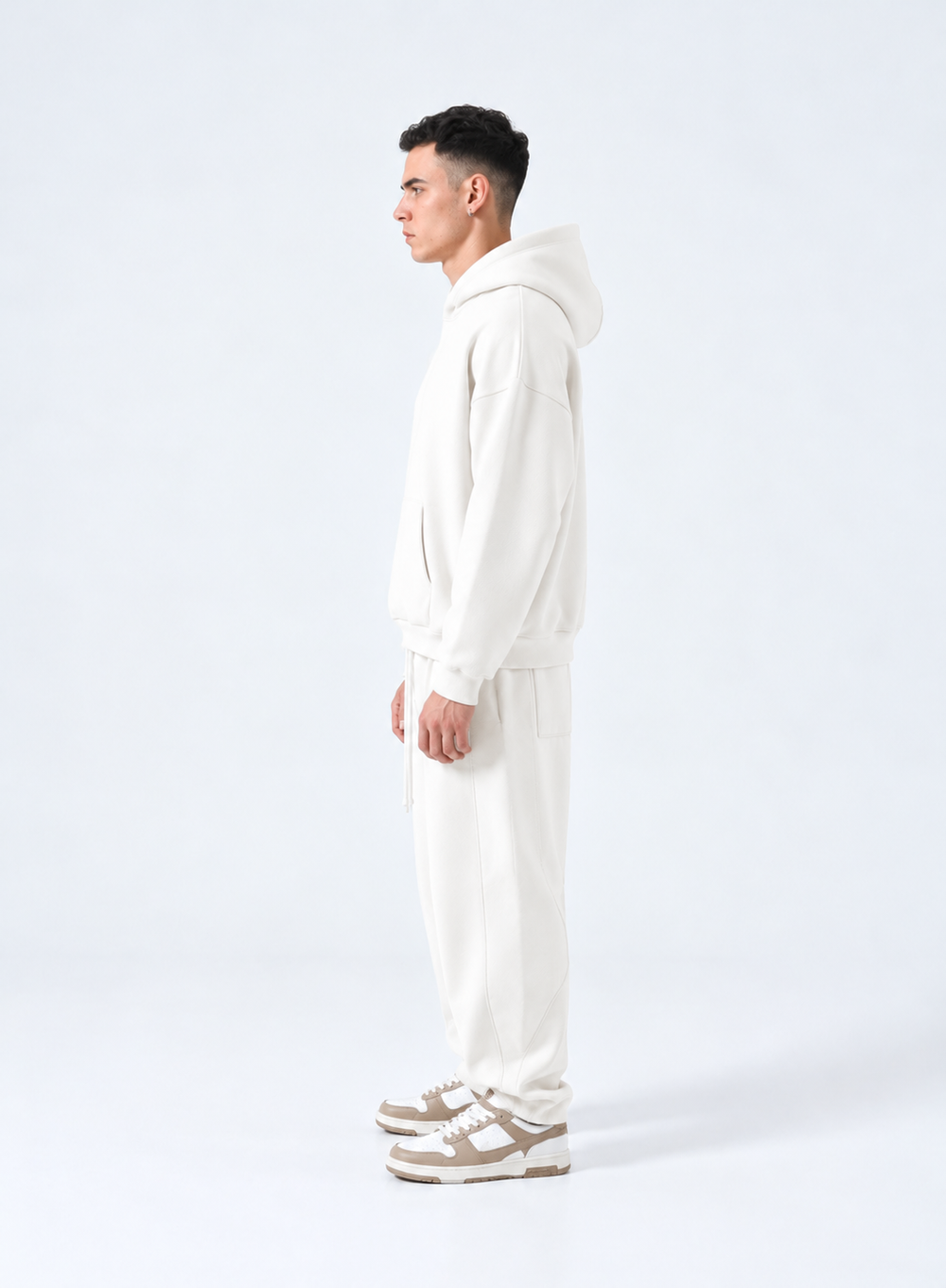 Completo Felpato Balloon Fit | Duca Homme (bianco)