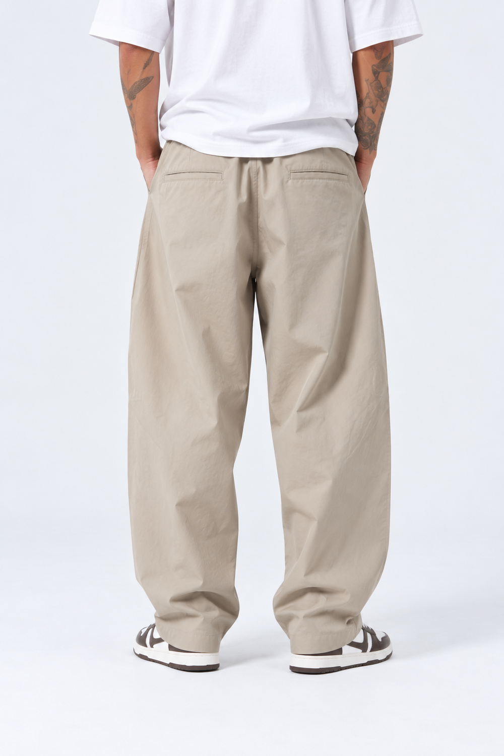 Pantalone Baggy | Duca Homme (beige)