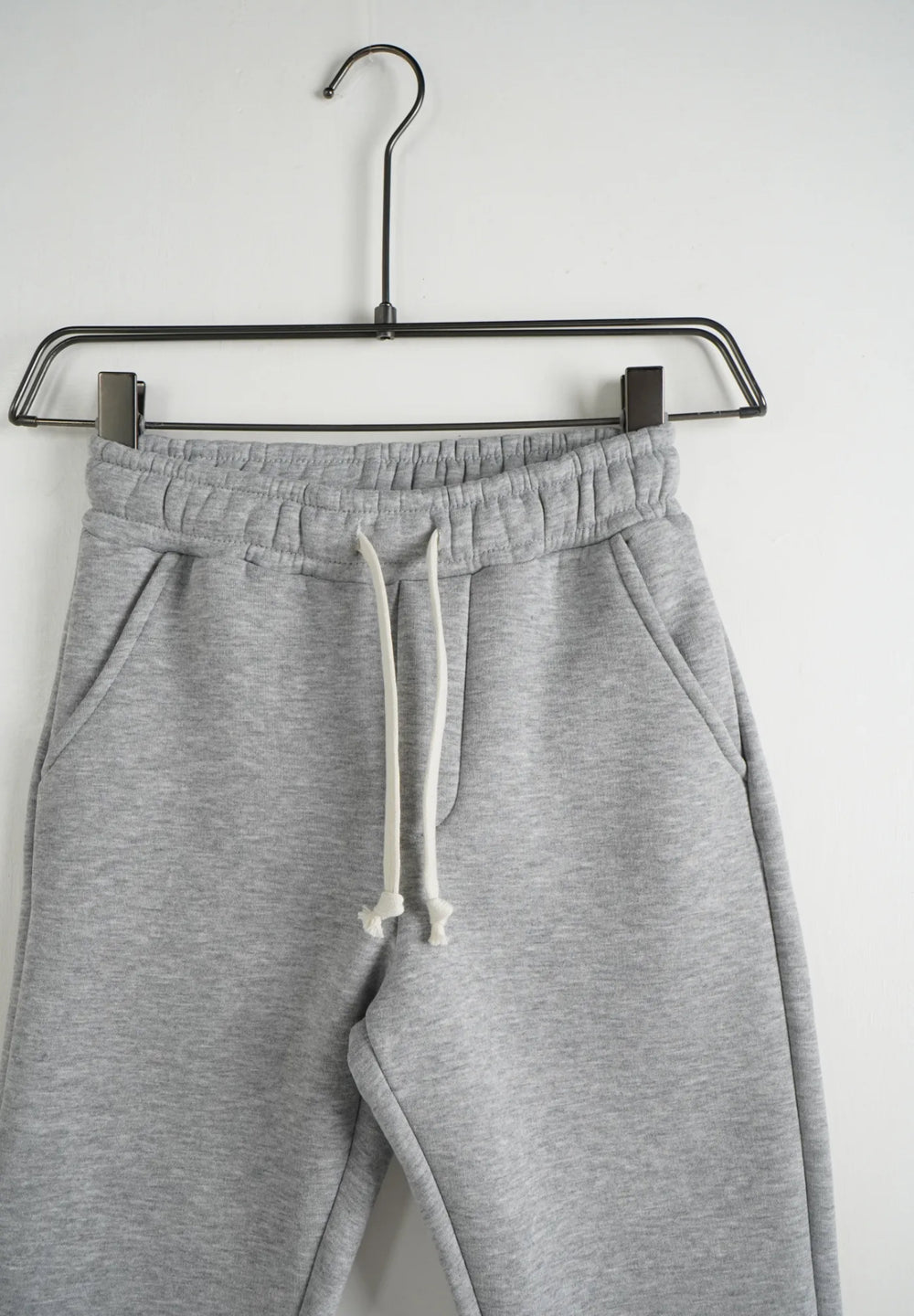 Pantaloni Tuta Bambino Grigio Melange Felpati - Duca Homme Junior
