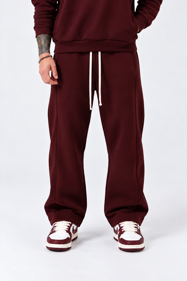 Pantatuta Felpata Baggy | Duca Homme (bordeaux)