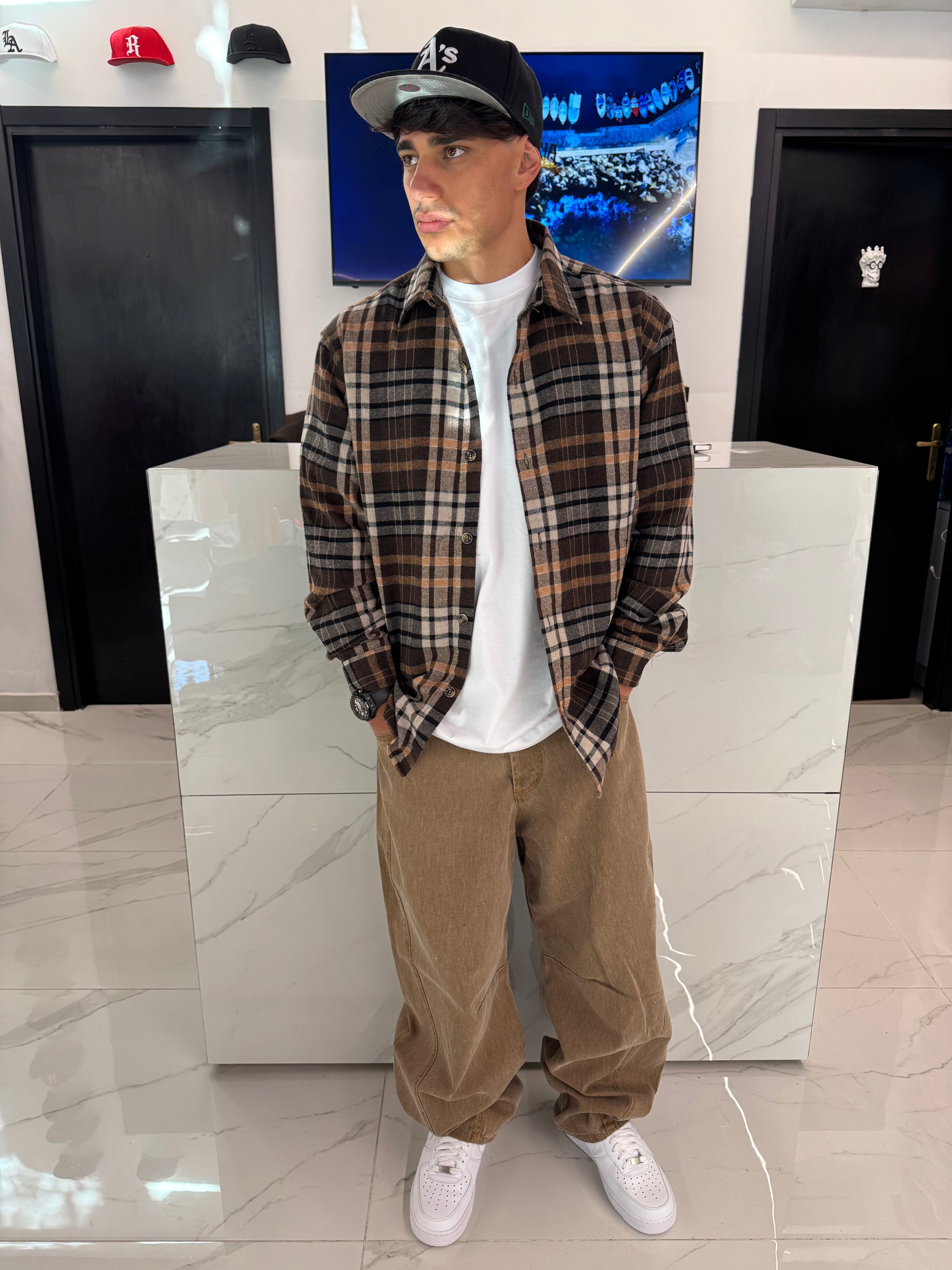 camicia a quadri da uomo e ragazzo abbigliamento duca homme