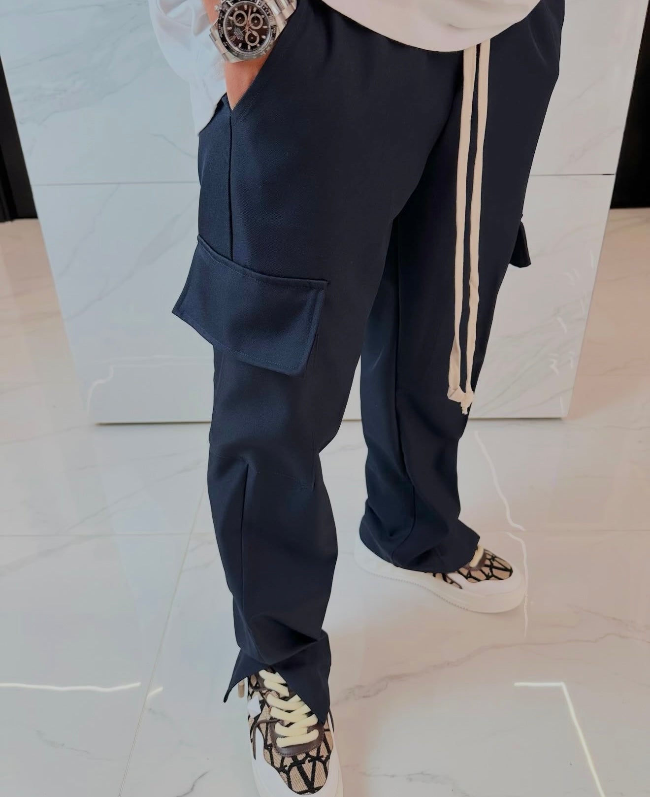 pantaloni cargo uomo abbigliamento duca homme castelli romani