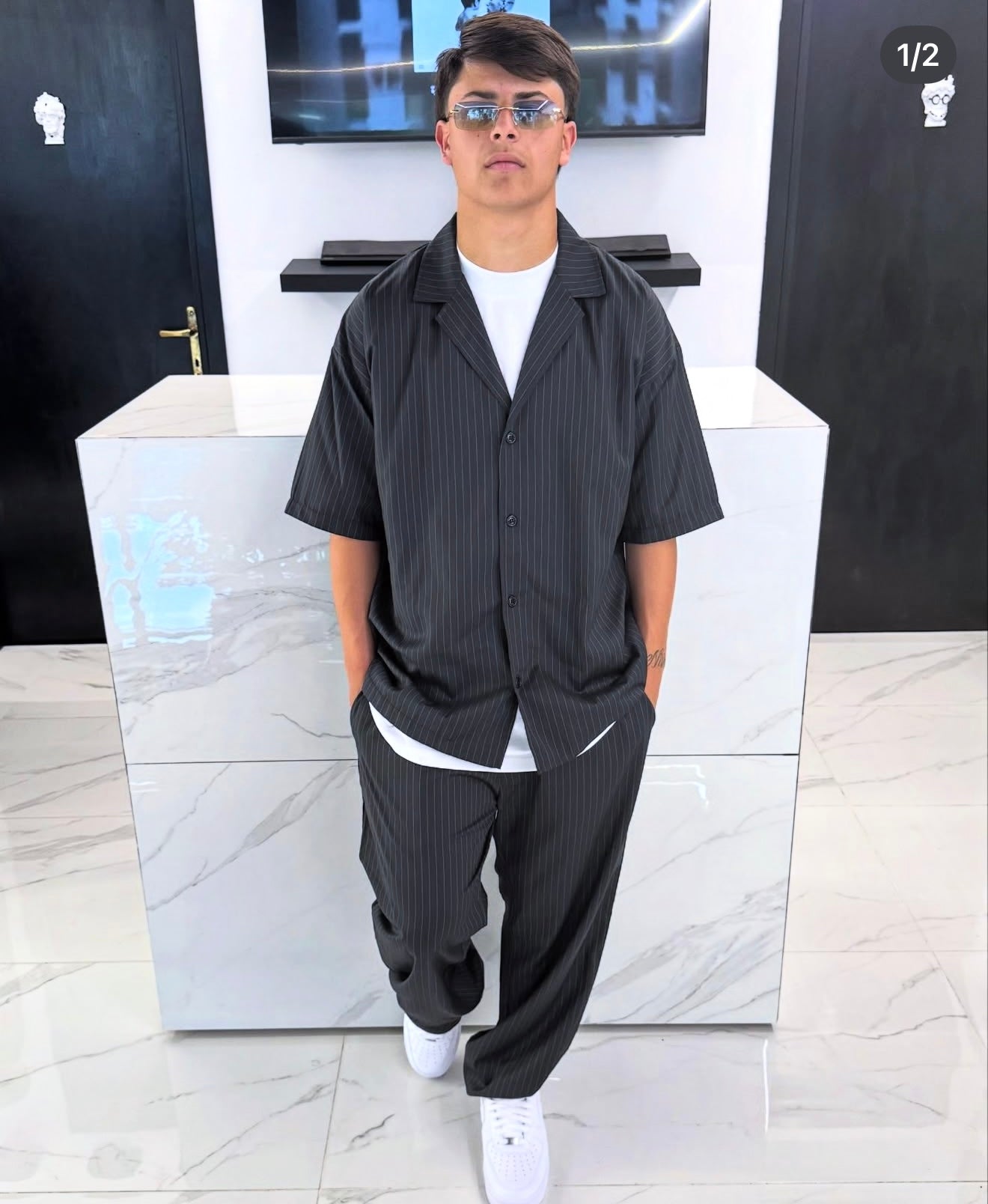 camicia stile comodo da uomo abbigliamento duca homme frascati