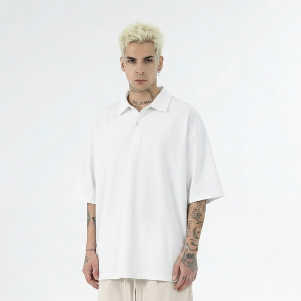 Polo Oversize Uomo | Duca Homme (bianco)
