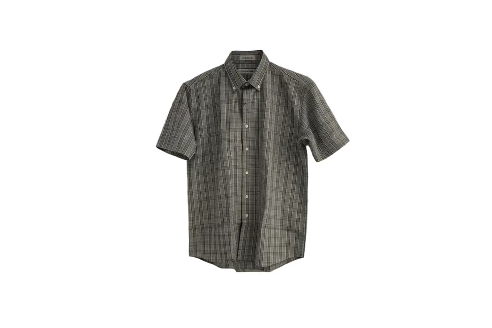 Camicia Oversize Quadri Uomo | Duca Homme (grigio)