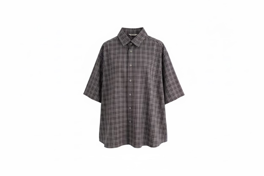 Camicia Oversize Quadri Uomo | Duca Homme
