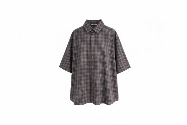 Camicia Oversize Quadri Uomo | Duca Homme