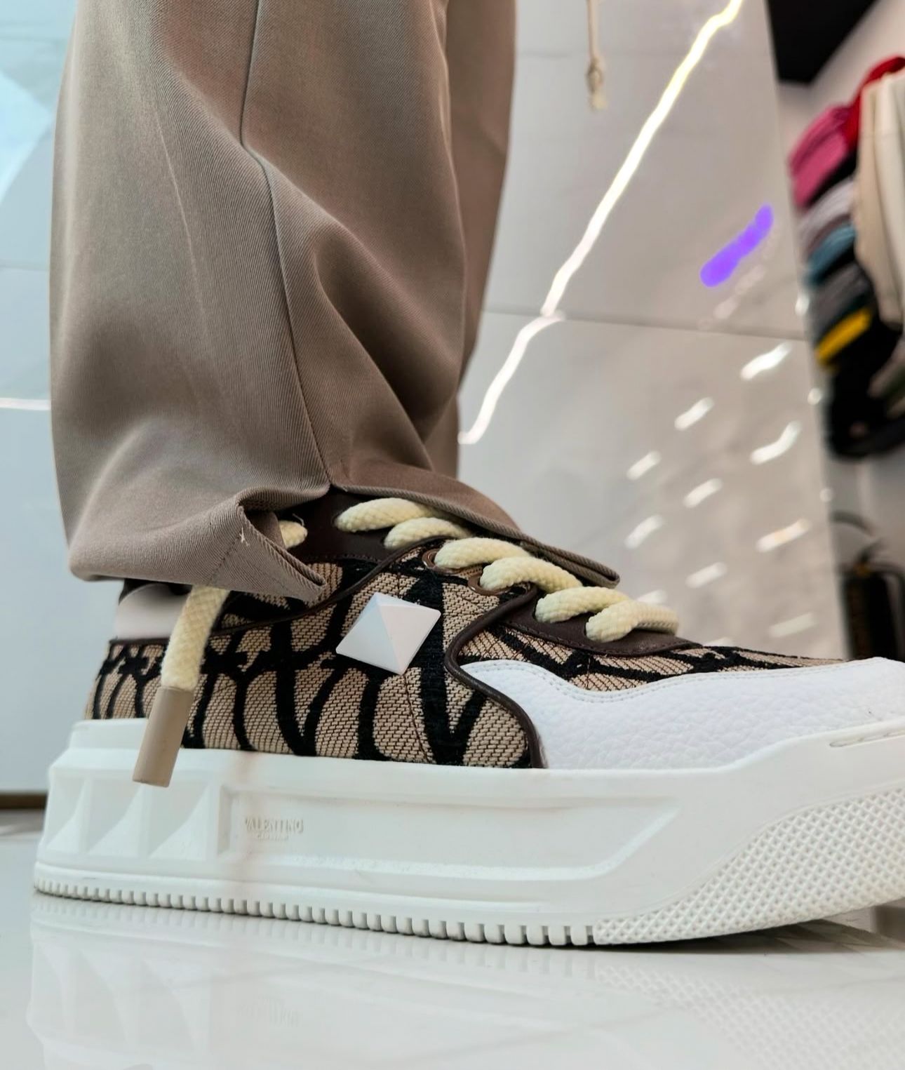 Pantaloni cargo Duca Homme tortora uomo shop online