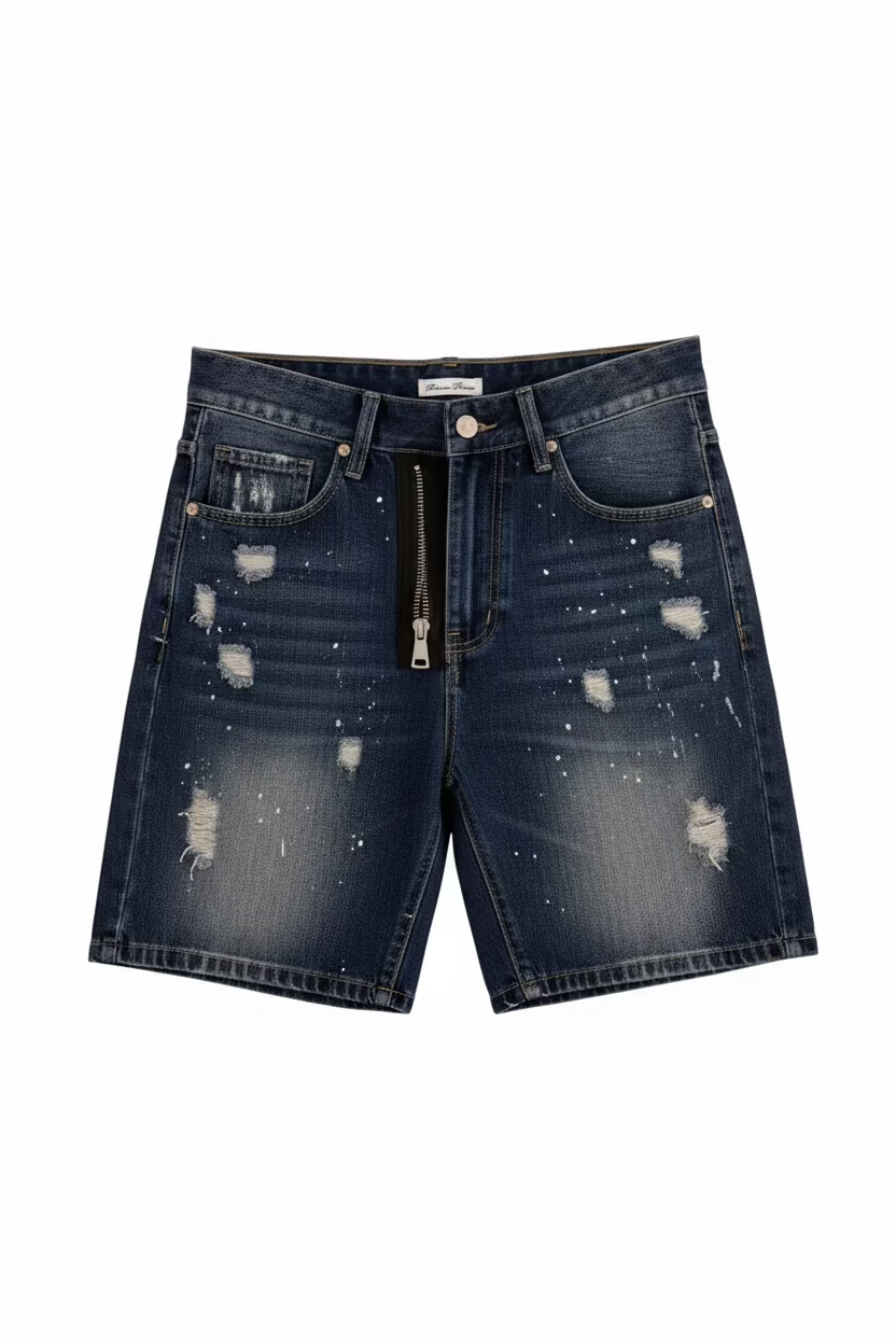 Bermuda Jeans Baggy Uomo | Duca Homme (blu)