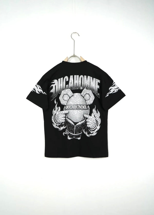 T-shirt Stampa Bambino | Duca Homme (nero)