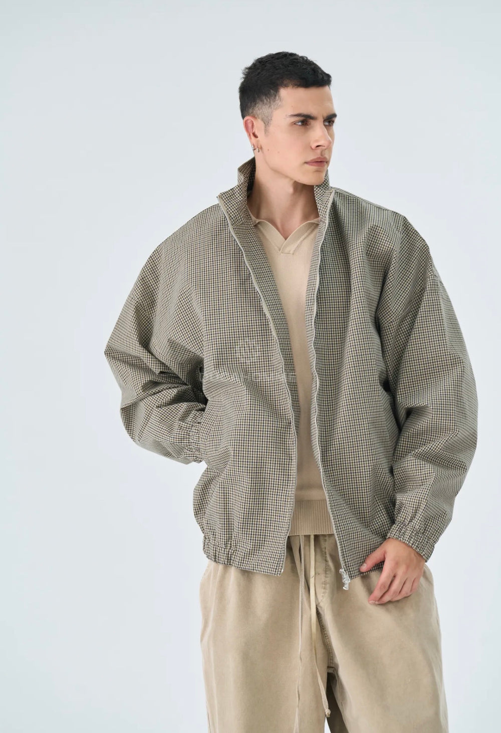 Giacca Quadri-Duca Homme (beige)