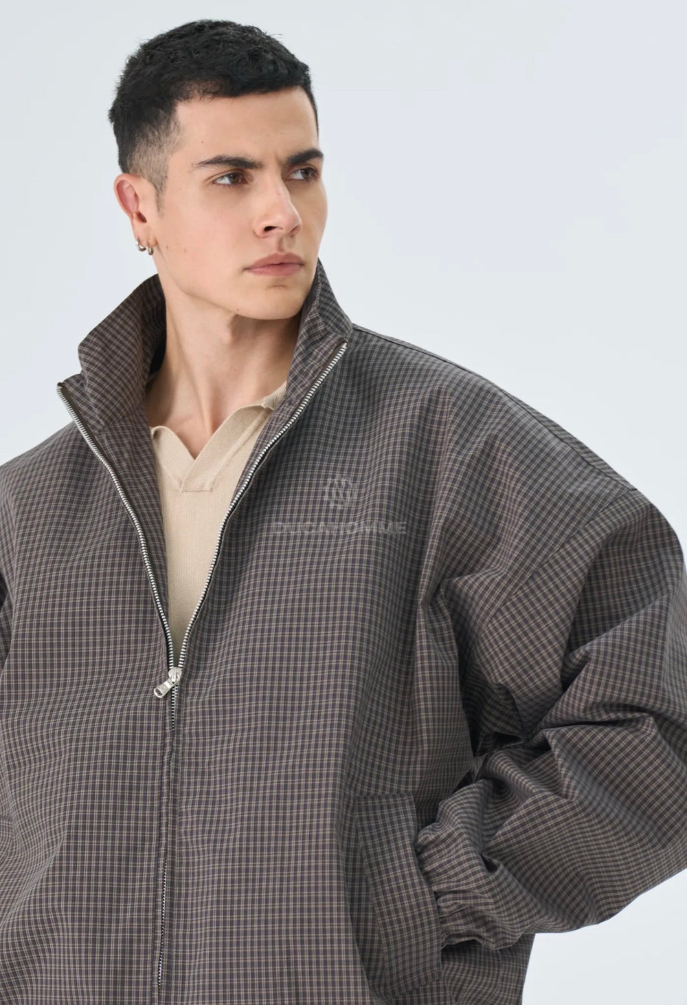 Giacca Quadri-Duca Homme (marrone)